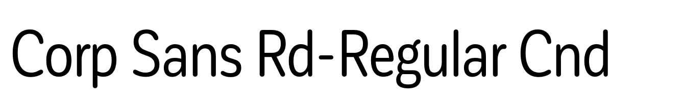 Corp Sans Rd-Regular Cnd
